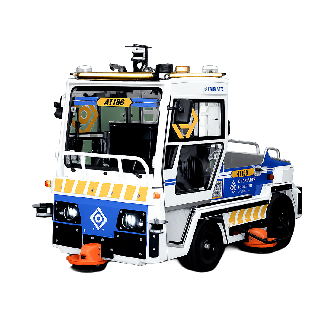 AT135 Autonom Tract — Autonomous Electric Baggage Tractor view 4