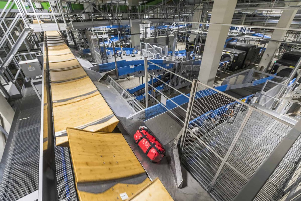 BAGSORTER high-speed baggage sortation loop